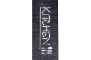 Mani Textile - Tapis KITCHEN Noir Dimensions - 50x120