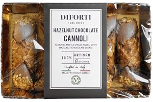 DIFORTI, Gluten Free Cannoli Hazelnut Chocolate, 200 g