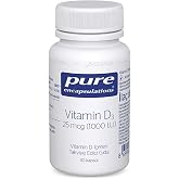 Pure Encapsulations Vitamin D3 1000 IU 30 Kaps&uuml;l