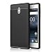 Produktbild Nokia 3 Hülle, GeeRic Schwarz Silikon Handyhülle für Nokia 3 Handy Schutzhülle Karbon Look Elastisch Stylisch Soft Case Cover 5.0“