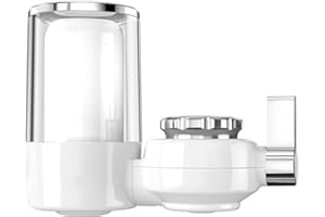 YIVNUIOL Water Filter Tap, Faucet Water Filter for Kitchen Sink, Faucet Water Filter Reduces Reduces Lead, Chlorine, Bad Taste, Healthy-Life Tap Water Filter, Fits All Standard Taps