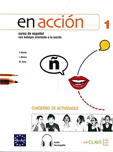 Book's Cover ofEn Acción 1  Cuaderno de actividades 1 A1A2  audio
