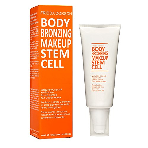 Fridda Dorsch Body Bronzing Makeup Stem Cell - Maquillaje Bronceador Corporal, Estiliza y Unifica el Tono de Piernas y Brazos, con Células Madre Vegetales, 200 ml