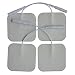 Produktbild 20 Stück Ben Belle Elektroden Pads 40x40mm, Für TENS EMS Reizstrom-Gerät mit 2mm-Stecker-Anschluss Extra Dicke Lange Leben Wiederverwendb