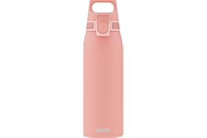 Sigg Shield One Borraccia sport (0.75 L / 1 L), Bottiglia acqua priva di sostanze inquinanti e a prova di perdita, Borraccia acciaio inossidabile con ONE Top, Nero, 0.75 L