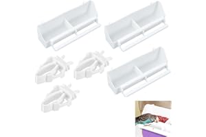 ESFORZARSE 3 pezzi mangiatoia per uccelli mangiatoia per uccelli con 2 scomparti per piccoli uccelli, mangiatoia per uccelli e uccelli, dispenser con 3 pezzi mangiatoie per piccoli uccelli