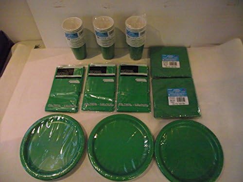 Emerald Green Tableware Pack for 40 Guests