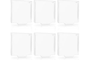 JCSJK Hinged Clear Call Point Cover, Fire Alarm Protective Covers Compatible with Eaton, Menvier Other Call Point Models 6PCS Check Compatibility prior to Purchase