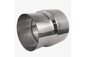 Atokrtact 89-101MM Exhaust Pipe Reducer Adapter 304 Stainless Steel for Universal Car Connector (89-101MM) …