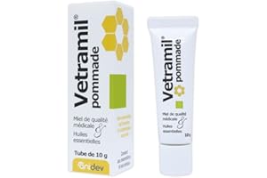 Anidev - Vetramil Pommade - Protège Et Soulage Les Peaux Fragilisées - Multi-espèces - À Base De Miel - Huiles Essentielles - 10g