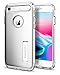Produktbild Spigen 042CS20305 Slim Armor Kompatibel mit iPhone 8/7 Hülle, Doppelte Schutzschicht Schutzhülle mit Integrierten Kickstand Case Satin Silber