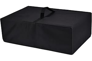 AF-WAN Robuste 600D Nylon Schwarz Toaster-Abdeckung, wasserdicht, staubdicht, UV-geschützt, passend für Elite Gourmet ECT-3100, Mueller MT-110ss und andere 4-Scheiben-Toaster