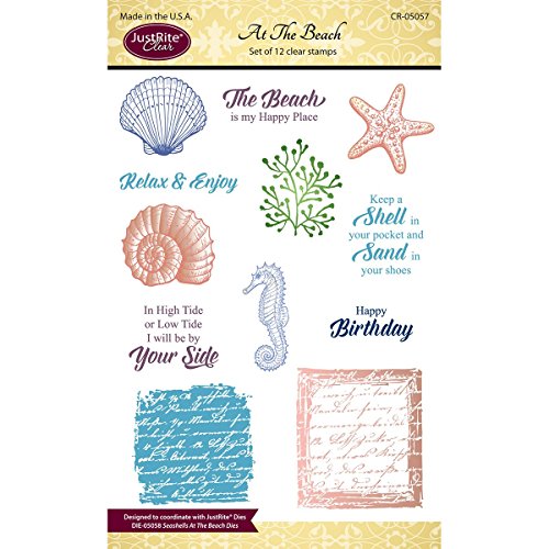 Buy JustRite Papercraft CR05057 Papercraft Clear Stamps, MultiColour