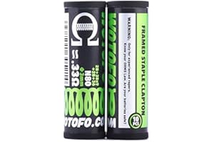 Beautzilla Wotofo Framed Staple Clapton Prebuilt Wire Pack of 10 Ready Winding, Silver or Grey, 3 mm, 0.33 Ohm, Vaping Coil, Hardware Staple