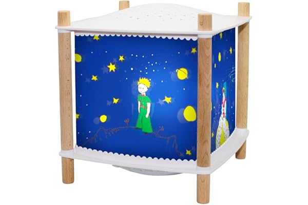 Trousselier - Le Petit Prince. - Veilleuse Bébé Musicale et Lumineuse et Enfant - Lanterne ReVOLUTION 2.0 - Cadeau Naissance Veilleuse Rechargeable USB - Projecteur Ciel Etoilé - Detecteur de Pleurs
