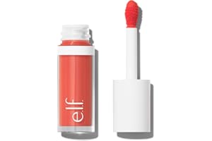 e.l.f. Camo Liquid Blush, Langanhaltendes Flüssiges Rouge Für Hochpigmentierte Farbe, Sorgt Für Ein Weiches, Taufrisches Finish, Vegan & Tierversuchsfrei, Coral Crush