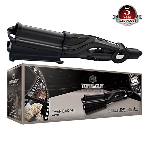 High Quality Toni & Guy TGIR1928UK Salon Professional Deep Barrel Waver - New