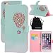 Produktbild iPhone 6 & iPhone 6s Case, DRUnKQUEEn Leather Wallet Case Back Cell Phone Shell Skin Magnetic Flap Cover with Credit Card Holder for Apple iPhone6 (4.7") / iPhone6S (4.7")