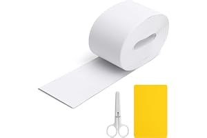Mjuk golvlist självhäftande vit, 30 x 30 mm 7 meter golvlist självhäftande, PVC köksändlist flexibla golvlister badrum, flexi