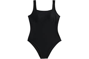 Dtone Girls Swimming Costume Padded One Piece Swimsuits Beach Swimwear Bathing Suits for 8-14 Years