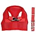 Produktbild Contever® Verstellbar Rückseite Clip Harness Hundegeschirr Welpengeschirr Softgeschirr Brustgeschirr Halsbänder mit Leine (XL:Brustumfang 38-42cm)- Rot