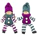Produktbild Niedliche Winter-Püppchen, Weihnachts-Deko, aus Filz und Strick, Winter-Kinder (Amelie 2, 2)