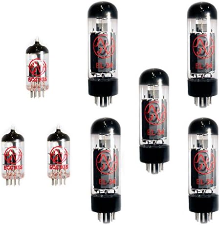 Voc Rock (JJ RE VALVE KIT) For LANEY LIONHEART 50 amplifiers that use FIVE EL34 AND THREE ECC83 12AX7 TUBES