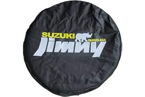 TRIBONES Compatibile con Suzuki Jimny Copri ruota di scorta | Copertura per pneumatici di scorta | Copertura posteriore per pneumatici Protezione antipolvere impermeabile (taglia M)