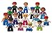 Produktbild Play Build Community-Figuren-Set - 16 Teile - Bulk Starter-Kit mit Polizeimann, Farmer, Feuerwehrmann, Kinder & mehr - kompatibel mit LEGO DUPLO (Diese Marke steht nicht in Verbindung mit Lego Duplo)