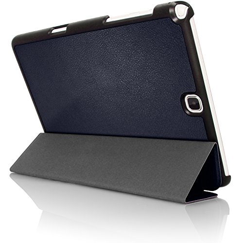 igadgitz Blau PU Ledertasche Hülle Smart Cover für Samsung Galaxy Tab A 9.7″ SM-T550 mit Multi-Winkel Betrachtungs + Auto Sleep/Wake + Displayschutzfolie - 5