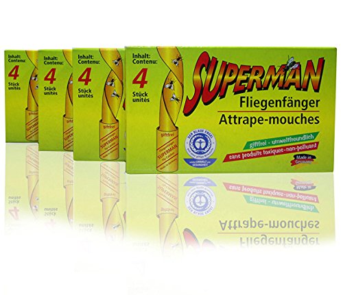 16 Stück Fliegenfänger Leimrollen Fliegenfalle Insektenfalle von M&H-24