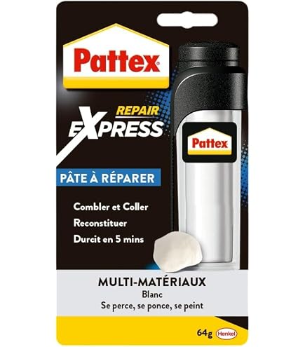 Pâte à réparer Pattex 100% colle tube 64g