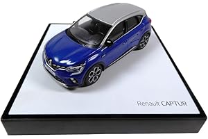 OPO 10 - Voiture 1:43 Compatible avec Renault CAPTUR Bleu avec Toit Gris (REN3)