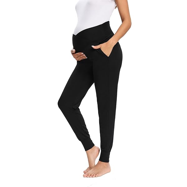 Zwarte Salty Stitch Pantalon LOUNGE BROEK MET ZAKKEN - BABY COTTON