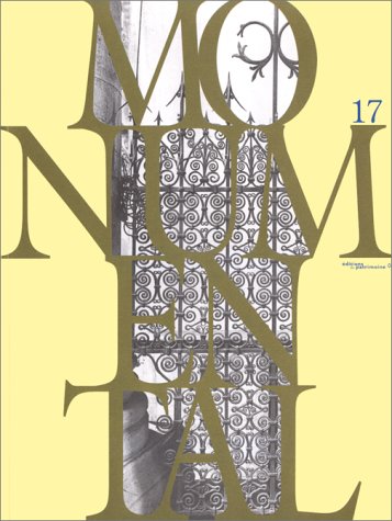 Download Monumental. Restaurations récentes - numéro 17, juin 1997 Download Monumental. Restaurations récentes - numéro 17, juin 1997