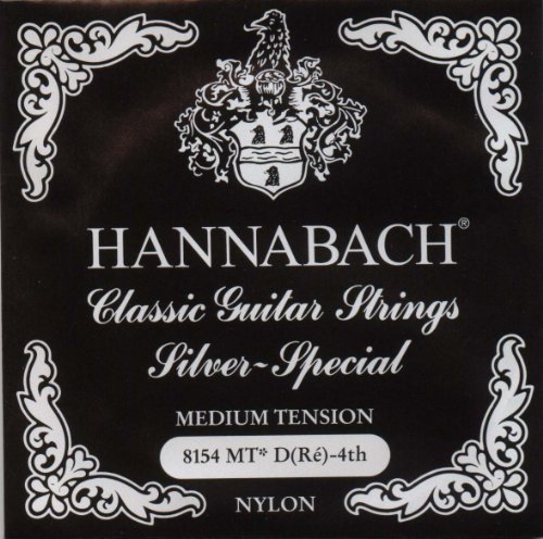 Hannabach Cuerdas para guitarra clsica, Serie 815 Medium tension Plateado especial D4w