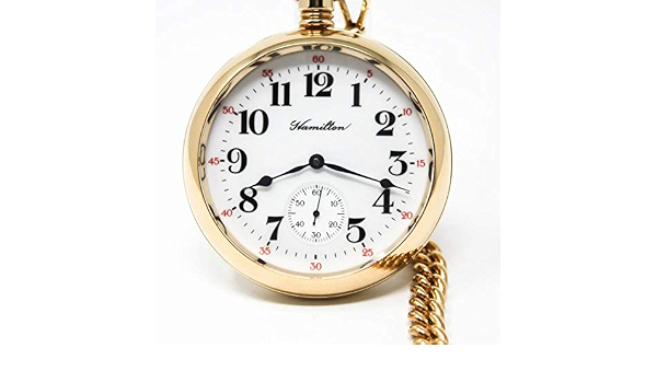 Hamilton H51439013 - Orologio da tasca meccanico a carica manuale, da uomo  : Hamilton: Amazon.it: Orologi