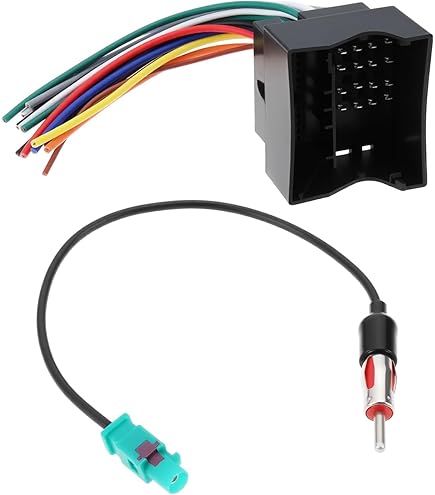 GOOHOCHY Radio Wire Harness Connector Radio Wire Harness Antenna Adapter Connector Accessories Compatible For Nissan Car Stereo