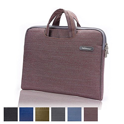 Bestdeal® Tragbar Ultra Dünne Tragetasche Hülle Tasche für 14.1" Laptop, Notebook (Lila)