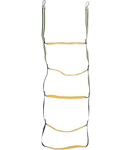 Jrifedptry 1 Scaletta Pieghevole A 5 Gradini Per Barca A Vela, Kayak, Colore Rosso