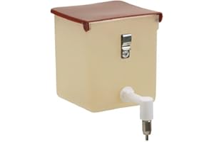 Kerbl Pet Tränkeflasche, Trinkflasche, 500ml, braun, Kunststoff, Hasen, Kaninchen, einfaches Nachfüllen, Wasserstand sichtbar, pflegeleichtes Material