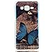 Samidy Case, [Colorful Dream Catcher Design] [Blue Light] Protective TPU Gel Case for Samsung Galaxy Grand Prime G530h G5308 (Butterfly)