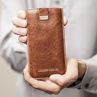 Pixel 2 XL Google Nexus 6P 6 5 Hülle Tasche Etui Cover Case Leder personalisiert durch Prägung mit ihrem Namen, Monogramm