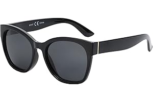 ZENOTTIC Occhiali da Sole da Donna Grandi Polarizzati Cateye Oversize Retrò Vintage Designer UV400 Protezione Occhiali da Sole Donna