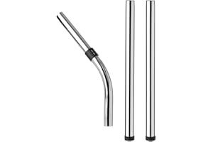AMPLE 32mm Extension Tube Pack of 3 | for Numatic Henry Hetty Hoover Vacuum Cleaners | Premium Quality Replacement Chrome Tools Rod Bundle