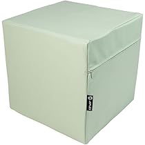 Cubo In Ecopelle 40x40x40 Cm - Con Schiuma Interna, Per Seduta O Fitness, Made In Germany, Nero - Foto 8