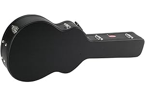 Kirstein Westerngitarrenkoffer Jumbo (Hartschalen Case, Plüsch Innenfutter, Innenfach, Tragegriff, Innenmaße: 112 x 44 x 15 cm)