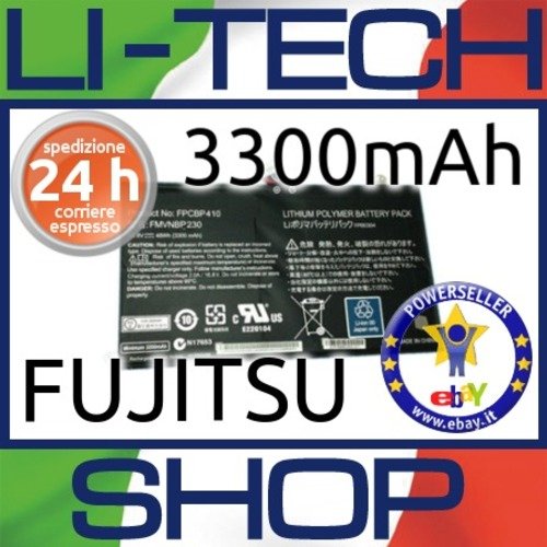Kompatibler Akku 3300 mAh für FUJITSU LIFEBOOK U554 14.4 V 14.8 V Notebook Akku - 2