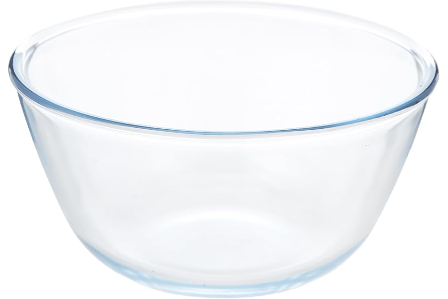Borosil Borosilicate Glass Mixing Bowl, 1.3L