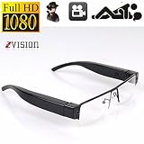 ZVision Full HD 1080P Glasses Eyewear Spectacles Spy Camera Half Frame Hidden Cam Video Camcorder RS.3350 (39.00% Off) - Amazon
